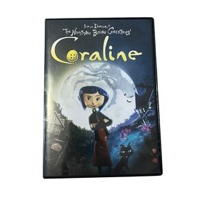 👻4/$20 Coraline DVD Laika Horror Kids Movie 2009